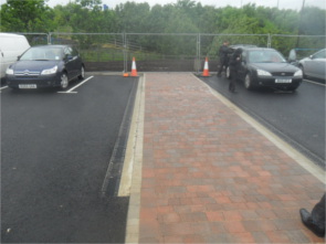 Photograph of a car park