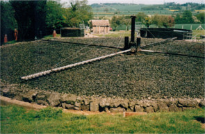 Photograph of sewage treatment plant